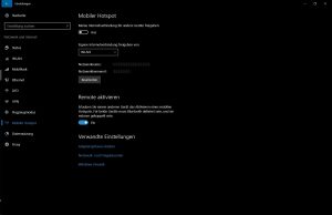 Windows 10 Hotspot Offline